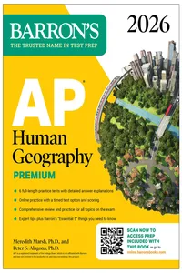 AP Human Geography Premium, 2026: Prep Book with 6 Practice Tests+ Comprehensive Review + Online Practice_cover