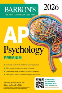 AP Psychology Premium, 2026: Prep Book with 3 Practice Tests + Comprehensive Review + Online Practice_cover