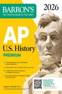 AP U.S. History Premium, 2026: Prep Book with 5 Practice Tests + Comprehensive Review + Online Practice_cover