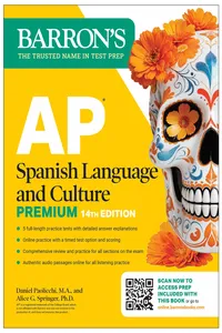 AP Spanish Language and Culture Premium, Fourteenth Edition: Prep Book with 5 Practice Tests + Comprehensive Review + Online Practice_cover