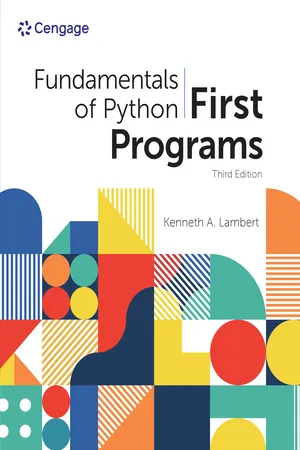 Fundamentals of Python: First Programs