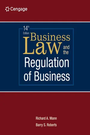 Business Law and the Regulation of Business