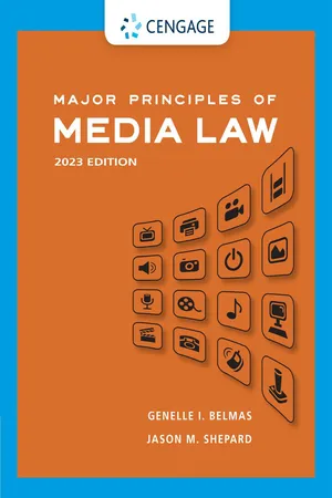 Major Principles of Media Law, 2023
