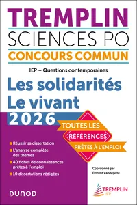 Tremplin Concours IEP Questions contemporaines 2026_cover