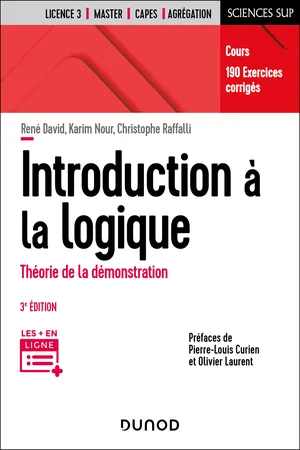 Introduction à la logique - 3e éd.