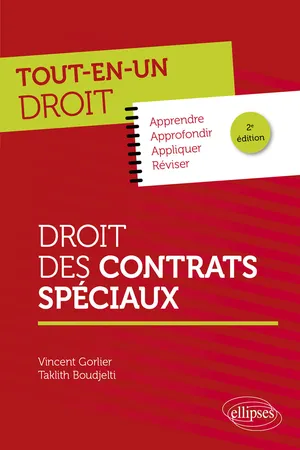 Droit contrats spéciaux 2ed