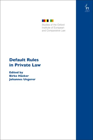 Default Rules in Private Law