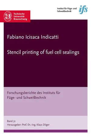 Stencil printing of fuel cell sealings