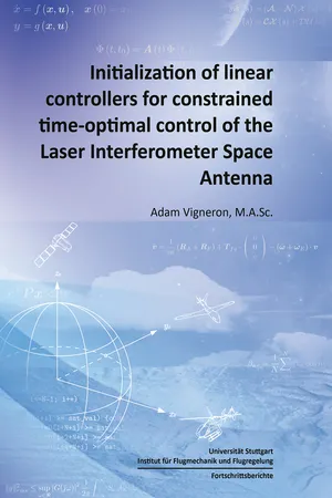 Initialization of linear controllers for constrained time-optimal control of the Laser Interferometer Space Antenna