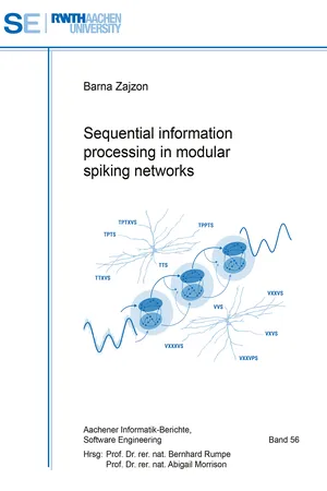 Sequential information processing in modular spiking networks