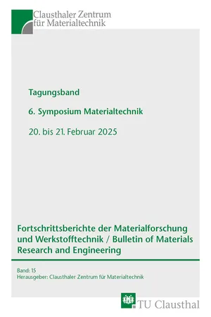 Tagungsband 6. Symposium Materialtechnik