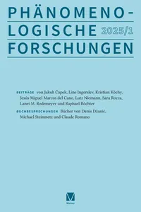 Phänomenologische Forschungen 2025-1