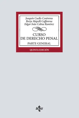 Curso de Derecho penal