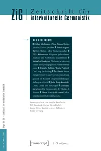 Zeitschrift für interkulturelle Germanistik_cover