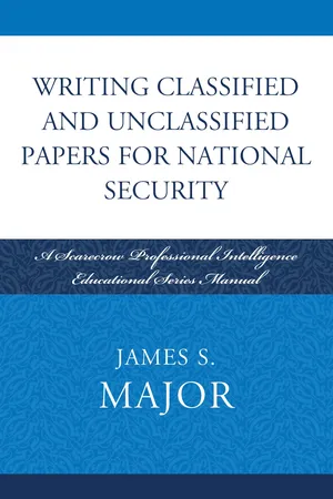 Writing Classified and Unclassified Papers for National Security
