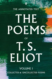 The Poems of T. S. Eliot Volume I_cover