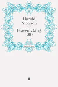 Peacemaking, 1919_cover