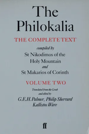 The Philokalia Vol 2