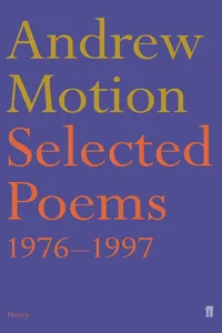 Selected Poems of Andrew Motion_cover