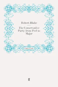 The Conservative Party from Peel to Major_cover