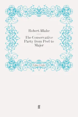 The Conservative Party from Peel to Major