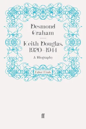 Keith Douglas, 1920-1944