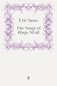 The Songs of Hugo Wolf_cover