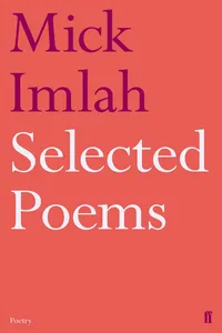 Selected Poems of Mick Imlah_cover