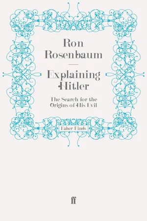 Explaining Hitler