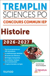 Tremplin Sciences Po Histoire Concours commun 2026-2027_cover