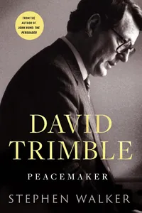 David Trimble: Peacemaker_cover