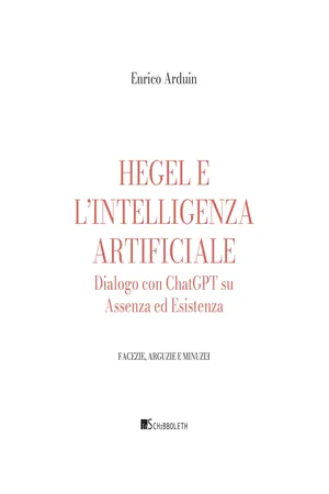 Hegel e l'intelligenza artificiale