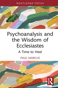 Psychoanalysis and the Wisdom of Ecclesiastes_cover
