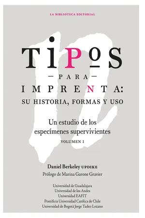 Tipos para imprenta: su historia, formas y uso