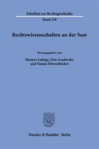 Rechtswissenschaften an der Saar