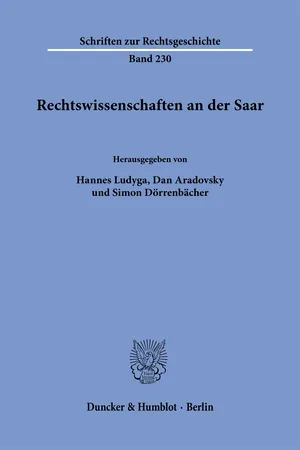 Rechtswissenschaften an der Saar