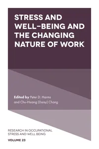 Stress and Well-Being and the Changing Nature of Work_cover