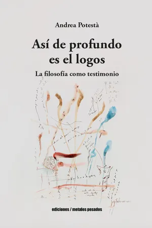 Así de profundo es el logos