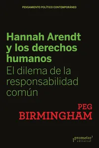 Hannah Arendt y los derechos humanos_cover