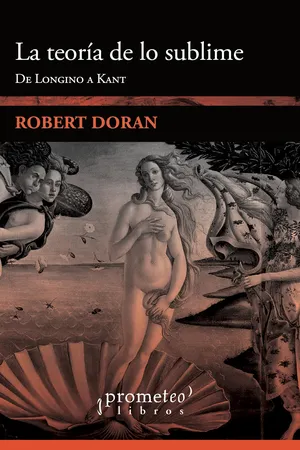 La teoría de lo sublime