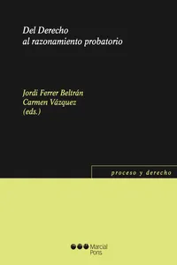 Del Derecho al razonamiento probatorio_cover