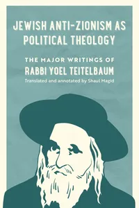 Jewish Anti-Zionism as Political Theology_cover