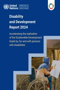 Disability and Development Report 2024_cover