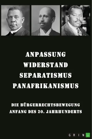 Anpassung, Widerstand, Separatismus, Panafrikanismus