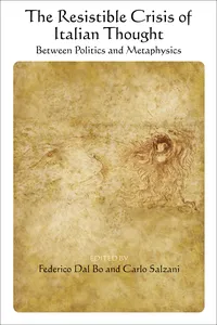 The Resistible Crisis of Italian Thought_cover