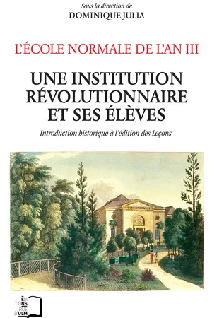 L’École normale de l’an III (vol. 5)