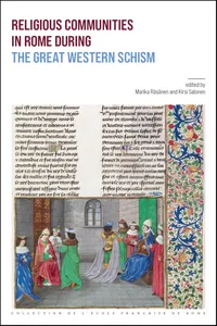 Religious communities in Rome during the Great Western Schism_cover