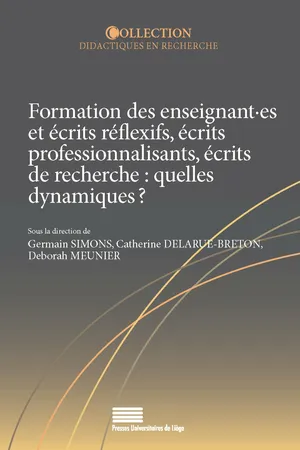 Formation des enseignant·es et écrits réflexifs, écrits professionnalisants, écrits de recherche : quelles dynamiques ?