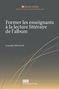 Former les enseignants à la lecture littéraire de l’album_cover
