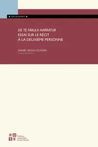 De te fabula narratur. Essai sur le récit à la deuxième personne_cover